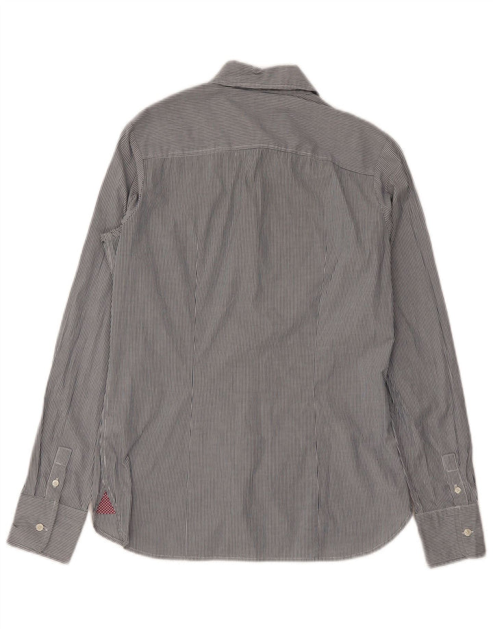 Tommy Hilfiger Camisa para mujer US 6 Algodón gris medio a rayas