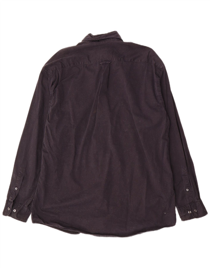 Camisa Gant Hombre Grande Azul Marino Algodón