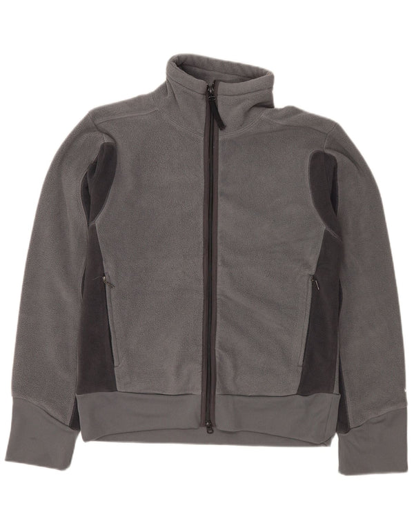 Nike Chaqueta polar para hombre UK 36/38 Small Gris Poliéster