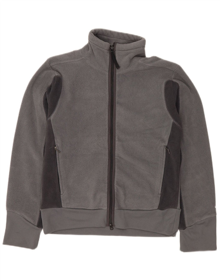 Nike Chaqueta polar para hombre UK 36/38 Small Gris Poliéster
