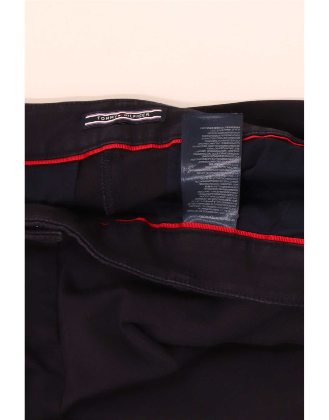 Pantalones cortos chinos Tommy Hilfiger para mujer W30 Medium Azul marino Algodón
