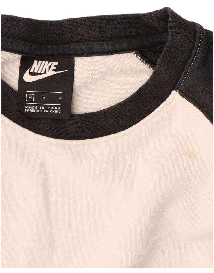 Nike Hombre Sudadera con gráfico tipo jersey de algodón color block en gris medio