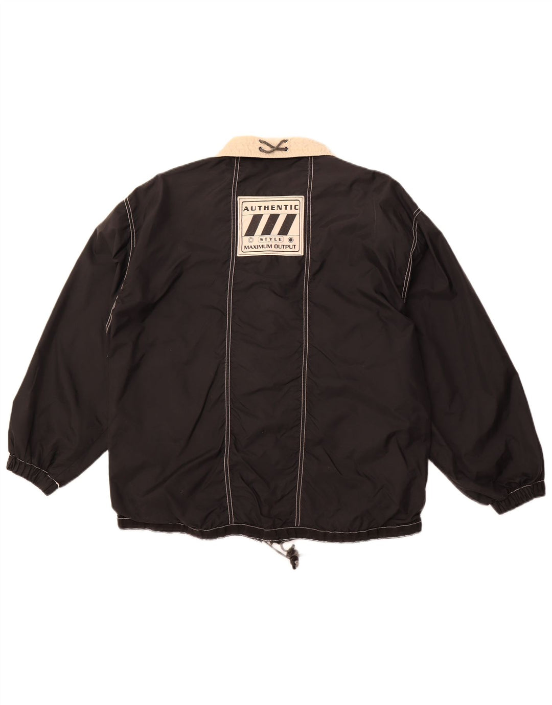 AUTHENTIC Chaqueta utilitaria holgada para hombre UK 38 Medium Black