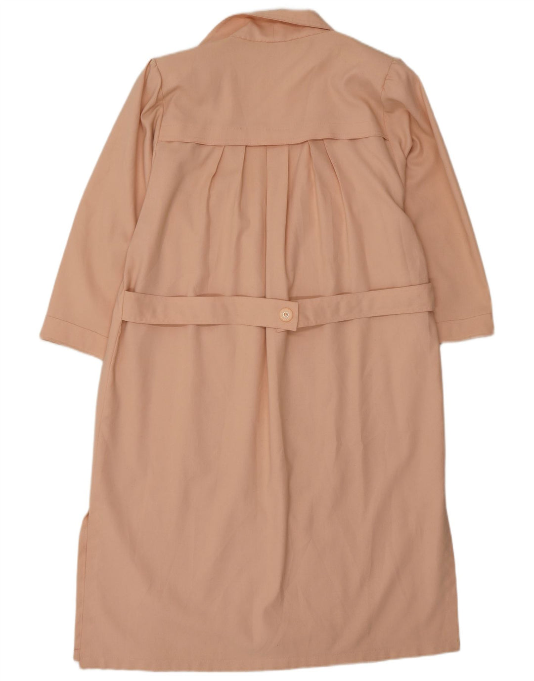 Vintage mujer abrigo abierto Reino Unido 16 rosa grande