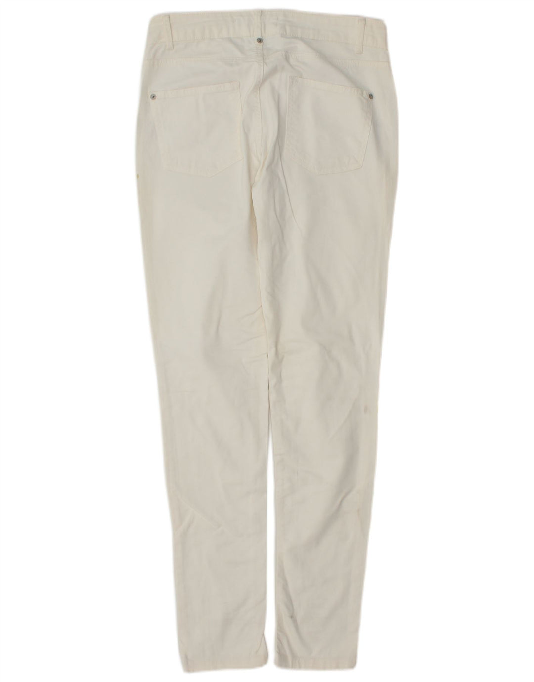 Zara Vaqueros Pitillo Mujer EU 40 Mediano W30 L31 Blanco