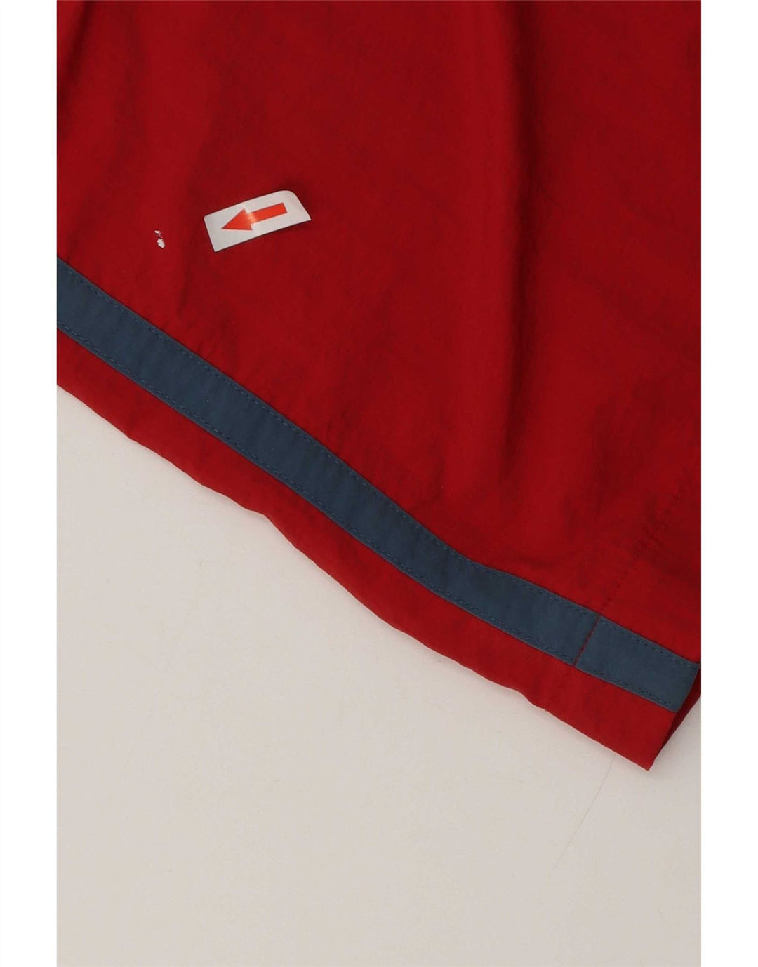 Guru Bañador con estampado gráfico para hombre, talla grande, color rojo