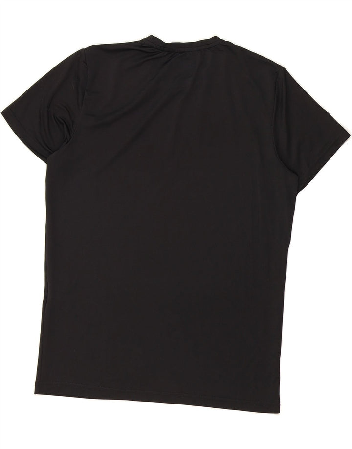 COLUMBIA Mens T-Shirt Top Small Black Polyester Vintage Columbia and Second-Hand Columbia from Messina Hembry 