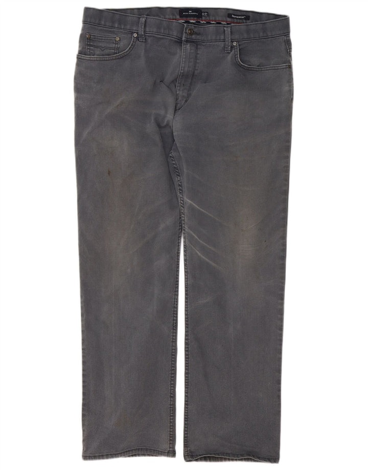 Marks & Spencer Vaqueros rectos azules Harbor para hombre W38 L31 Algodón gris
