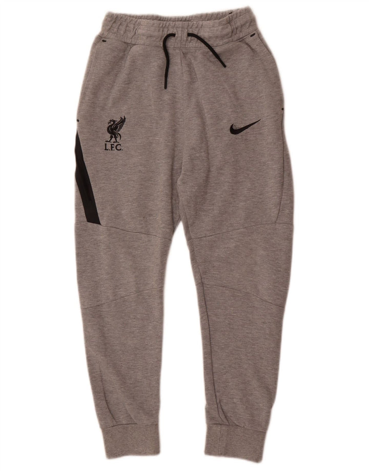 Nike Liverpool - Pantalón de chándal para niño, 10-11 años, color gris medio