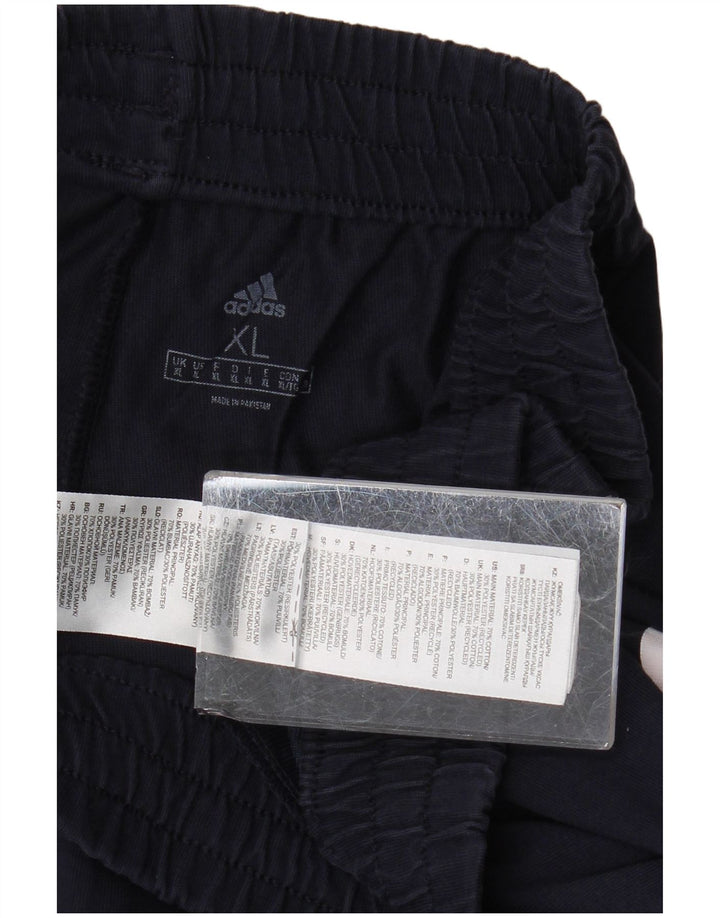 ADIDAS Pantalones cortos deportivos gráficos para hombre XL Algodón azul marino