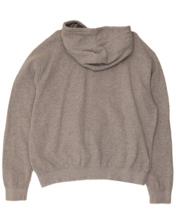 Adidas Hombre Sudadera Con Capucha Gráfica Jersey XL Gris Algodón Moteado