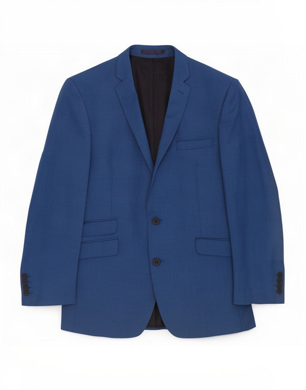 Ben Sherman Chaqueta tipo blazer de 2 botones para hombre UK 42 XL Lana azul