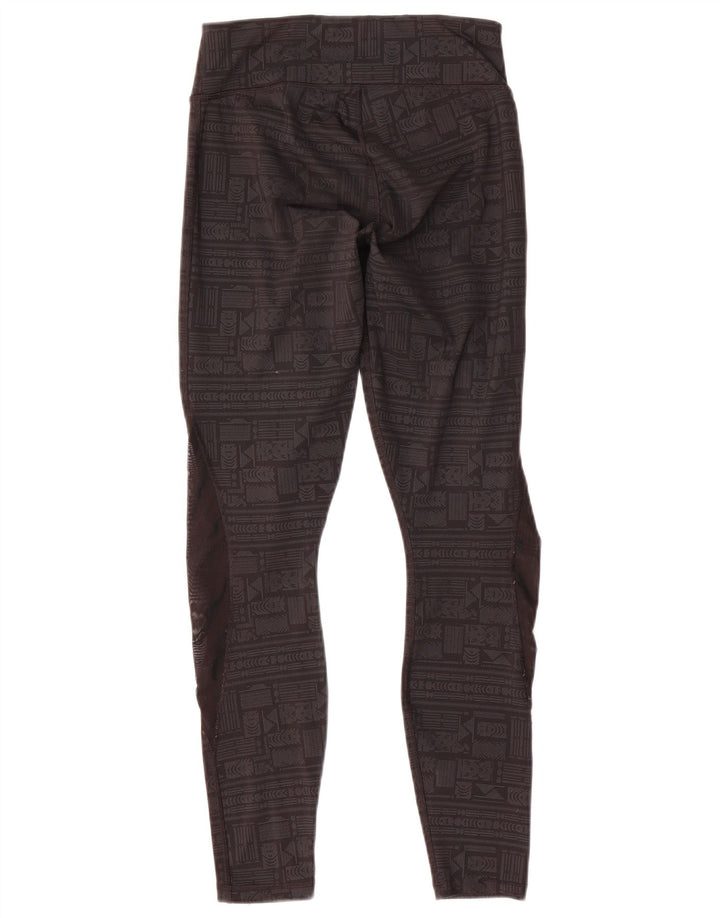 Puma Leggings para mujer Reino Unido 10 Pequeño Gris Geométrico Poliéster