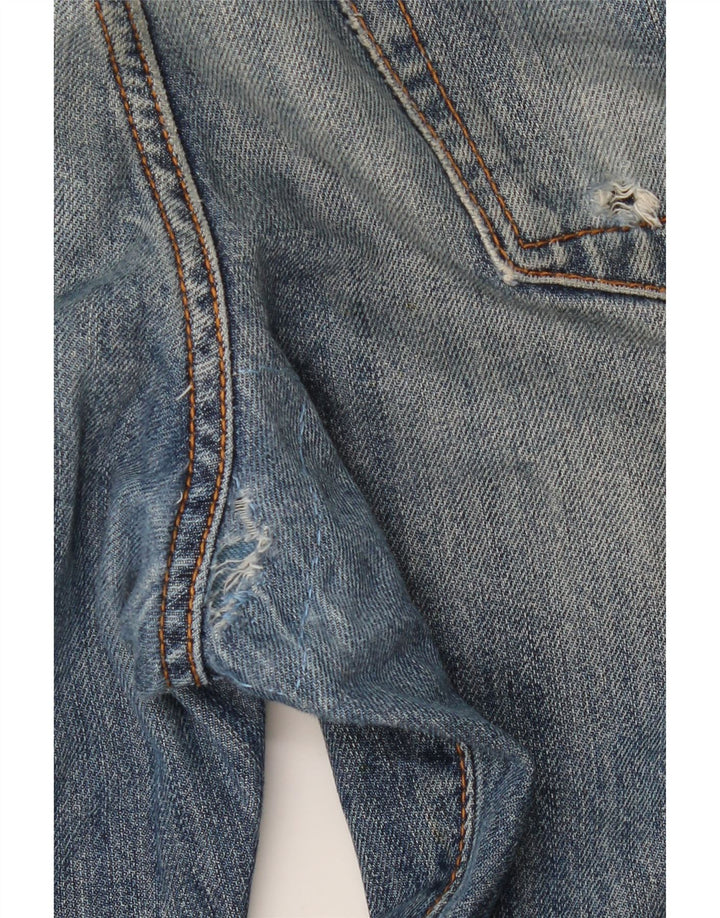 Vaqueros ajustados regulares desgastados para hombre Liu Jo W34 L32 Algodón azul