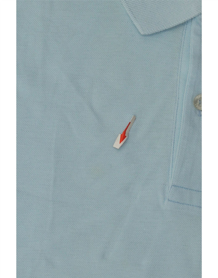 Sergio Tacchini Polo Hombre IT 50 Azul Medio Algodón