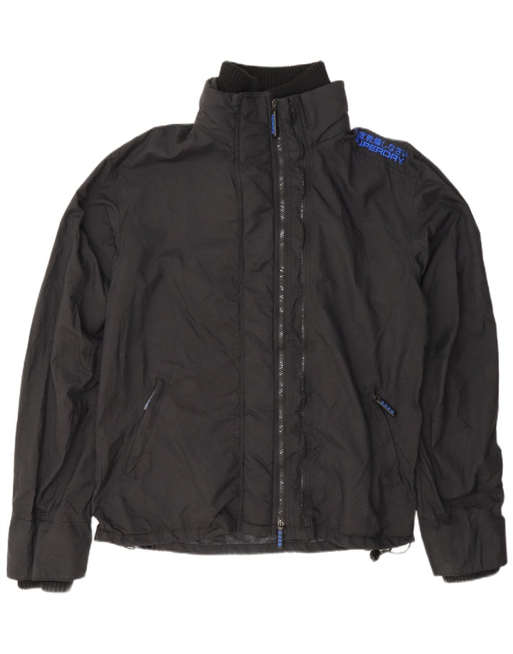 Chaqueta impermeable Superdry para mujer ES 40 2XL Nylon negro