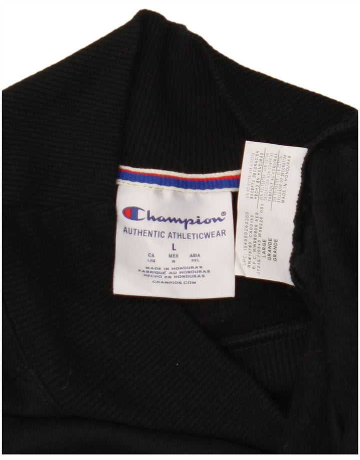 Champion Sudadera para mujer Jumper UK 46 Grande Poliéster negro