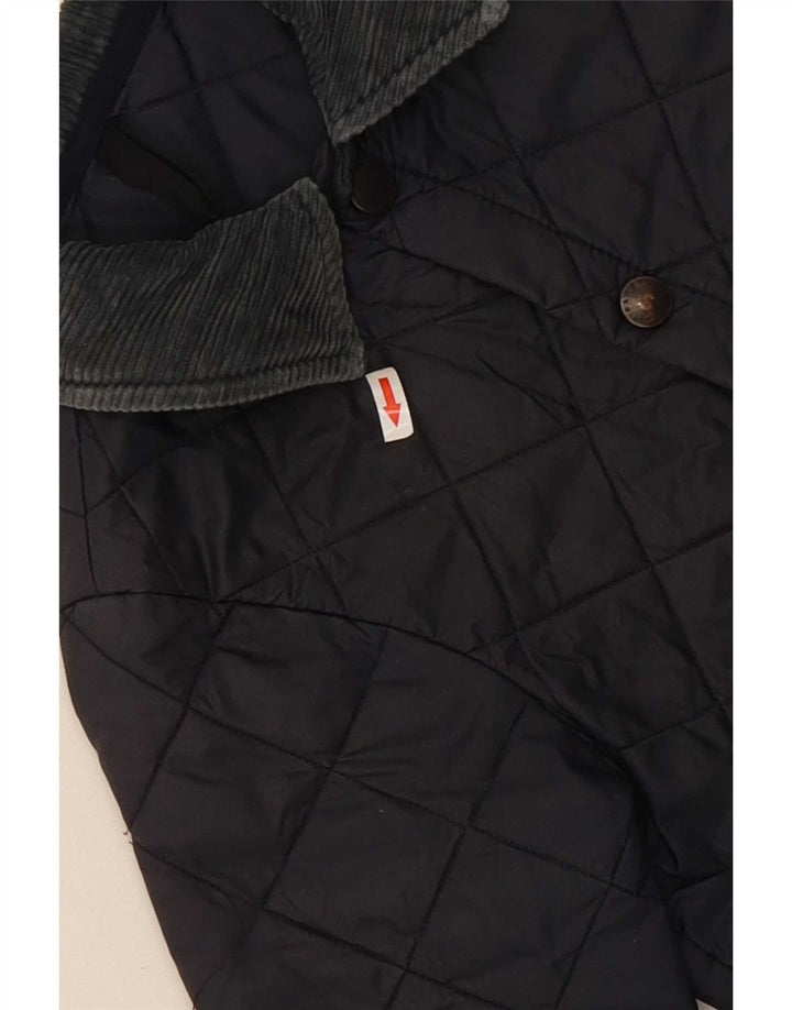 Barbour Chaqueta Acolchada Para Niños 4-5 Años Azul Marino Clásico
