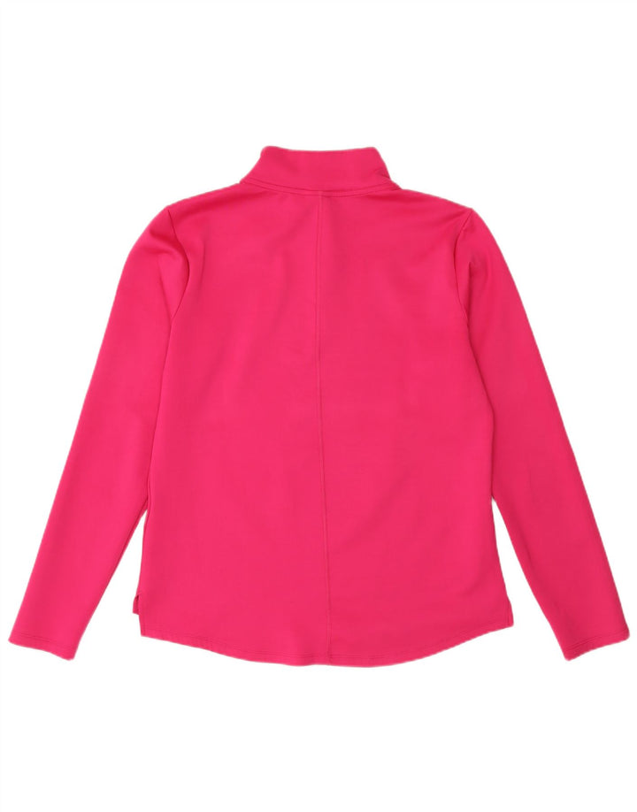 Nike - Chándal con cremallera y cuello para mujer, talla M, color rosa