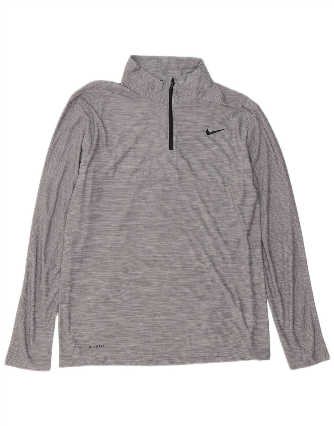 Nike Dri Fit - Chándal con cremallera y cuello para hombre, color gris medio