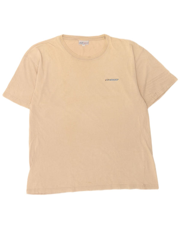 Reebok Camiseta Hombre Top XL Beige Algodón