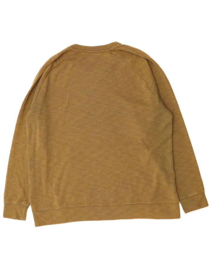 NIKE Sudadera Jumper XL Caqui De Algodón Moteado Hombre