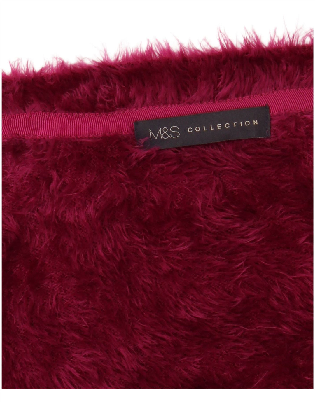 MARKS & SPENCER Jersey Bolero de Manga 3/4 para Mujer UK 22 3XL Granate