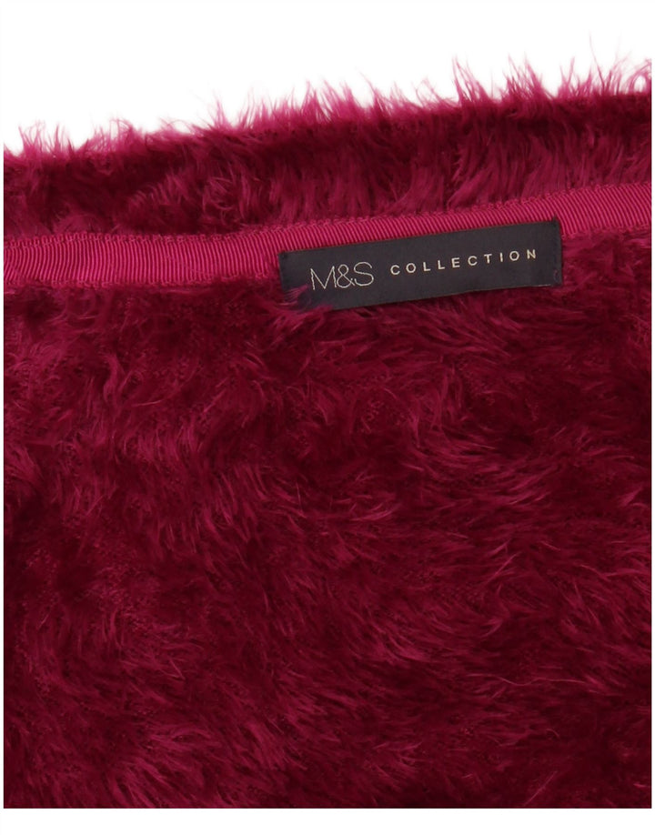 MARKS & SPENCER Jersey Bolero de Manga 3/4 para Mujer UK 22 3XL Granate