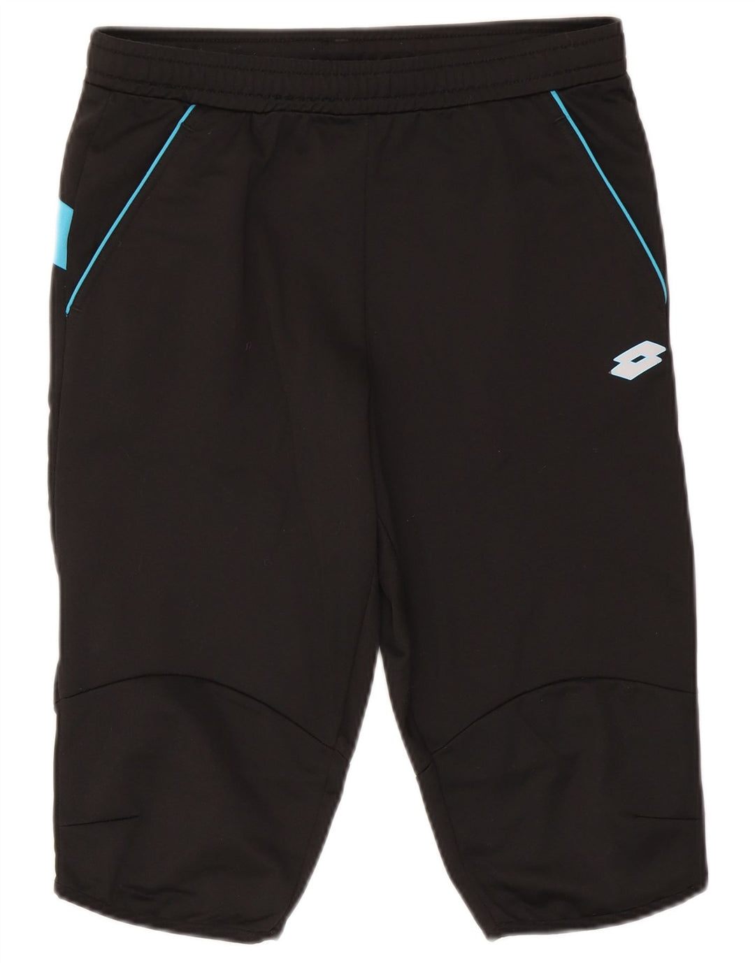 Lotto Hombre Bermudas Deportivas Shorts Medianos Negro Colorblock