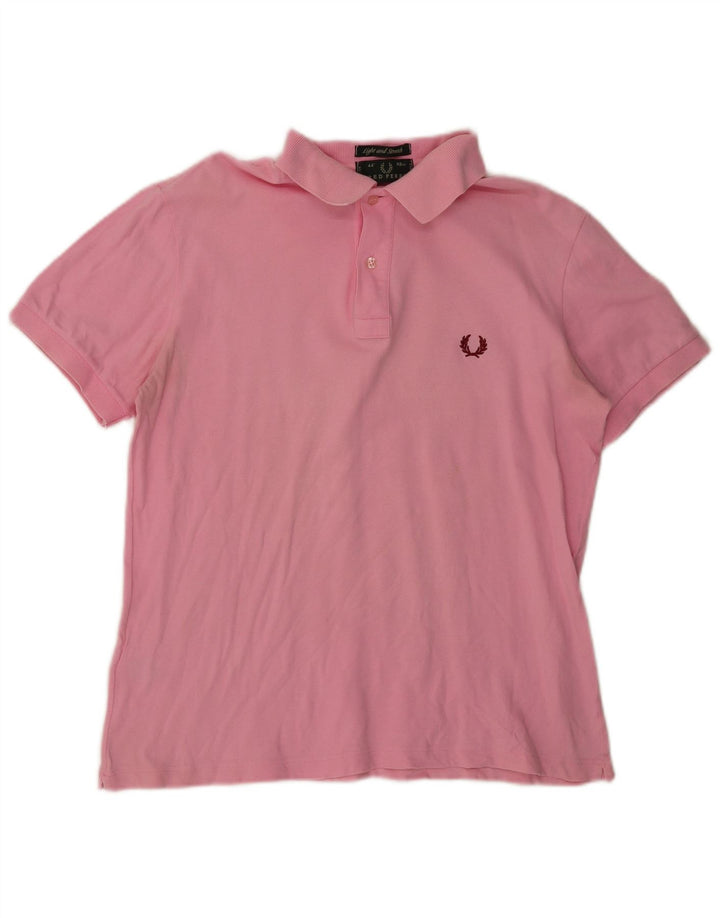 Polo Fred Perry Hombre Algodón Rosa Medio