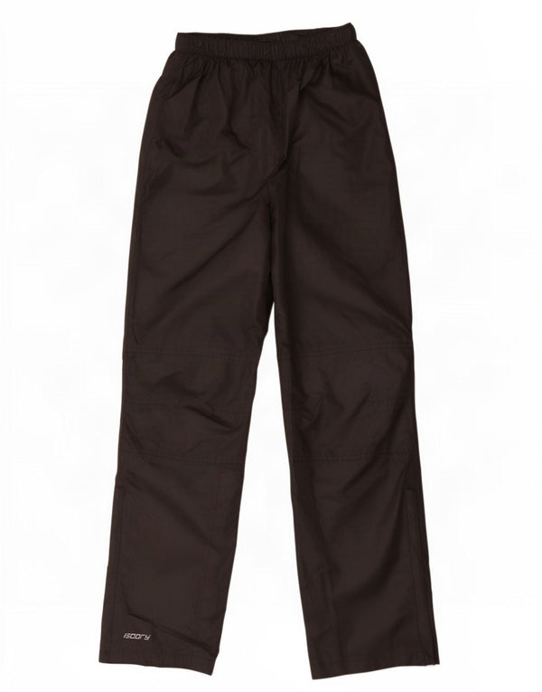 Mountain Warehouse Pantalón impermeable para niño 12-13 años Negro Poliéster