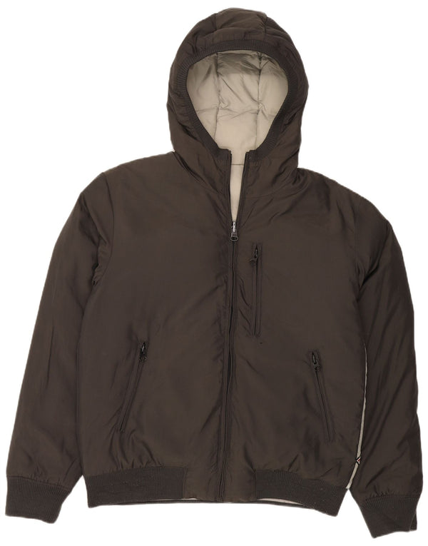 Chaqueta acolchada reversible con capucha para hombre Bear UK 40 Large Grey Polyamide