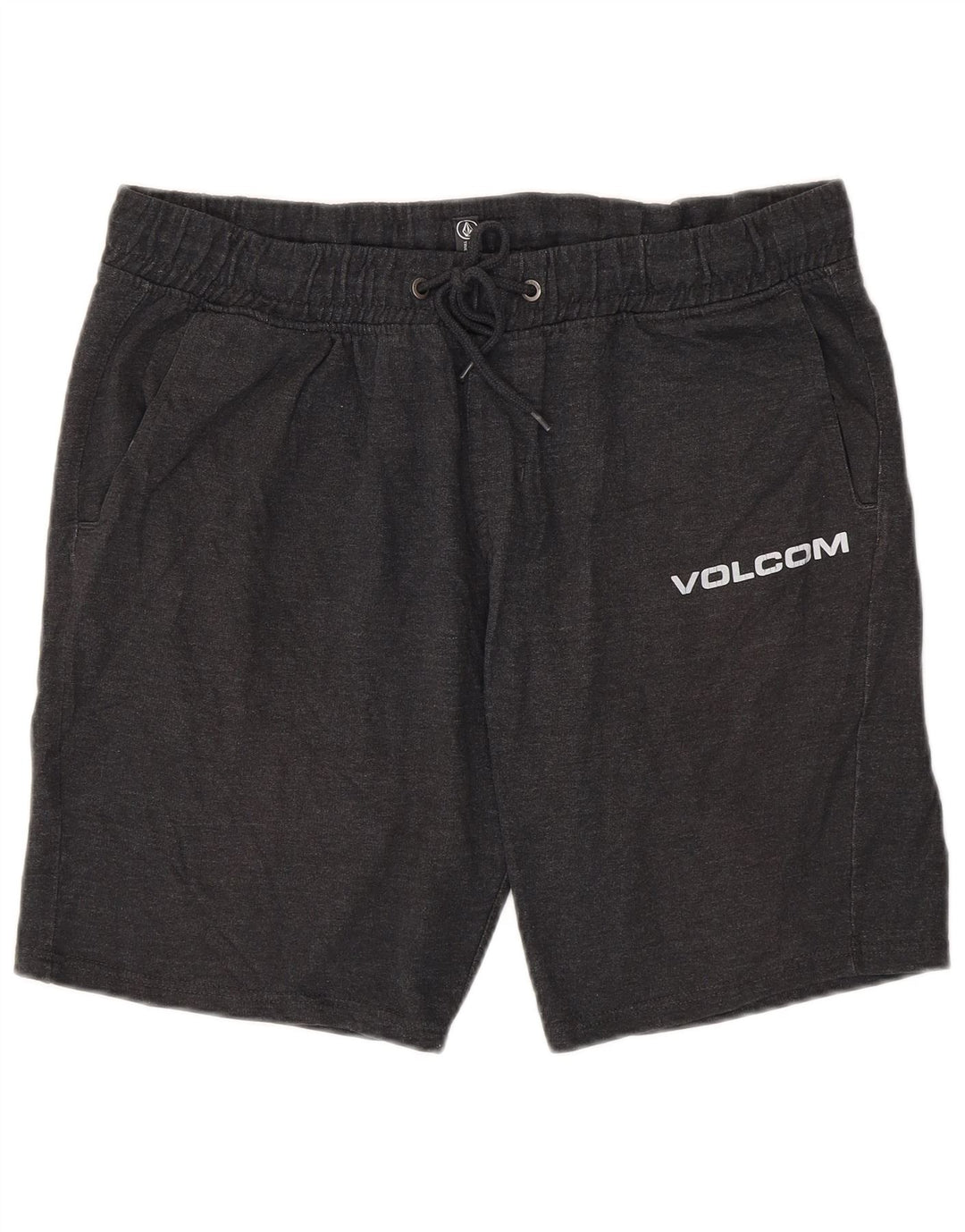 Volcom - Pantalones cortos deportivos para hombre, talla grande, gris