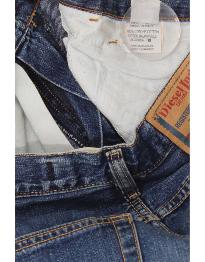 Diesel Hombre Bootcut Jeans W32 L33 Algodón Azul