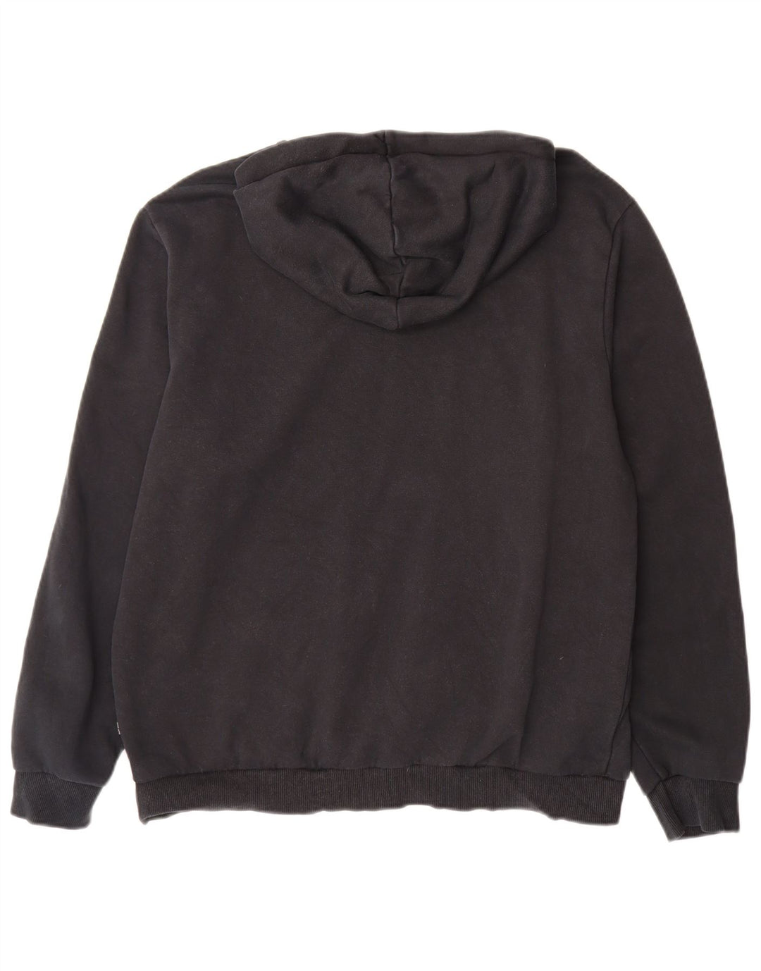 PUMA Sudadera con capucha para hombre, talla grande, algodón negro
