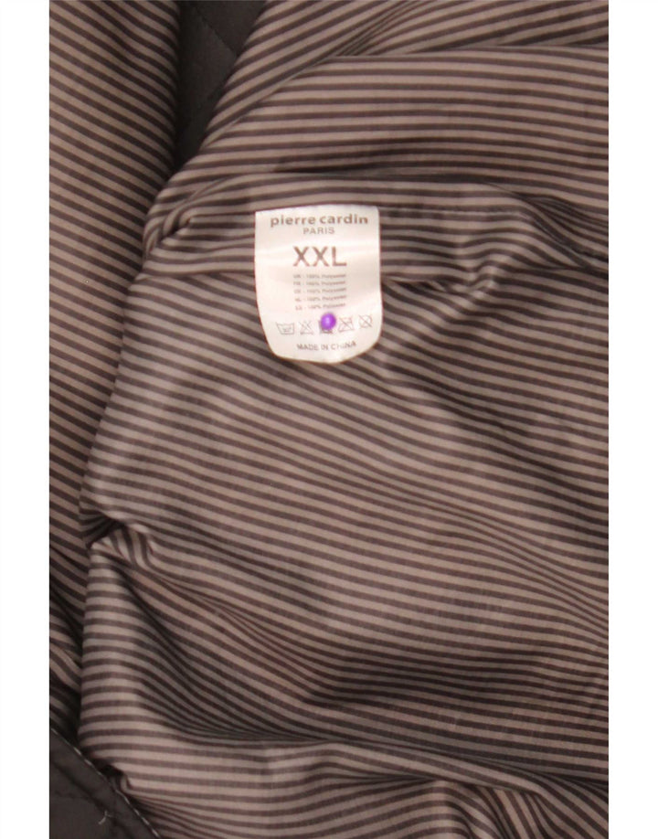 Pierre Cardin Chaqueta acolchada para hombre UK 44 2XL Marrón Poliéster