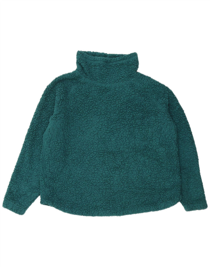 EDDIE BAUER Jersey polar extragrande para mujer UK 46 Poliéster verde grande