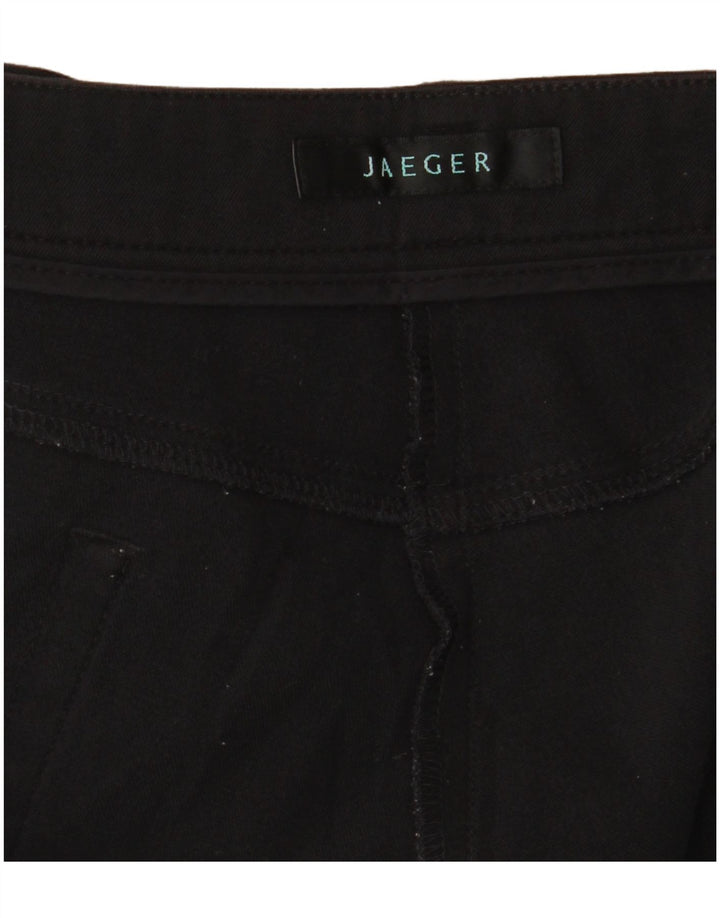 Jaeger Pantalones Casuales Bootcut para Mujer W36 L32 Negro