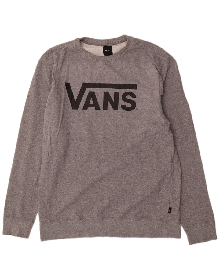 Vans Hombre Graphic Sudadera Jumper XL Gris Algodón