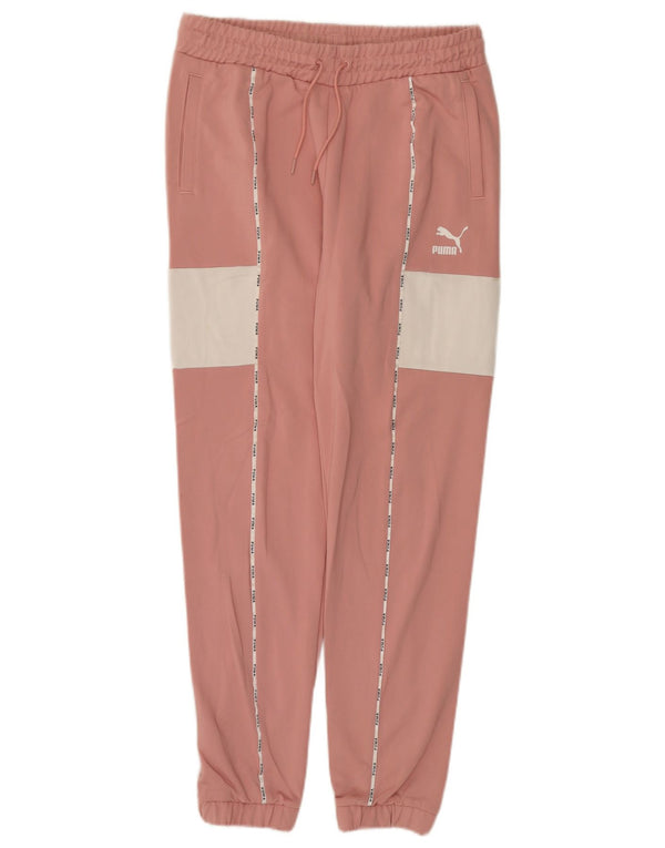 Puma Pantalones de chándal para mujer Joggers UK 44 Medium Pink Colourblock
