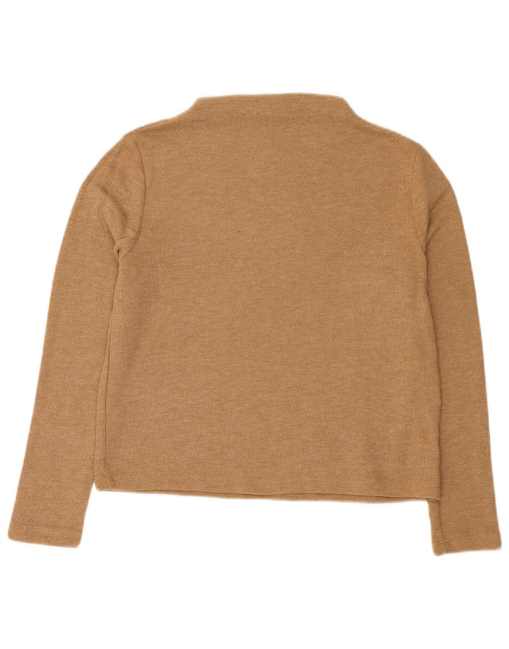 Marks & Spencer Top para mujer de manga larga UK 42 Poliéster beige medio