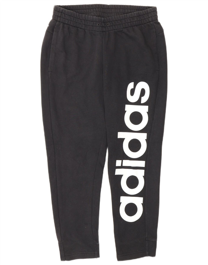 Adidas Climalite Graphic - Pantalones de chándal para mujer, talla 12, color negro