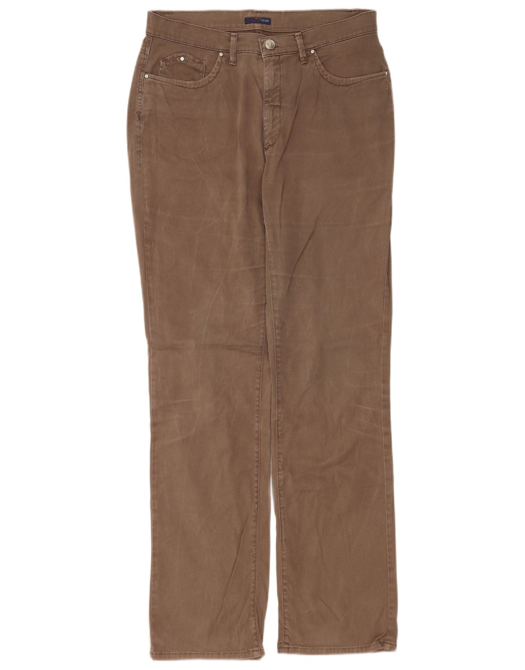Vaqueros Trussardi Hombre Rectos W32 L33 Marrón Algodón