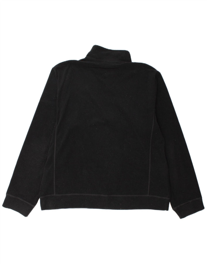 Sergio Tacchini Jersey Polar Hombre con Cremallera y Cuello XL Poliéster Negro