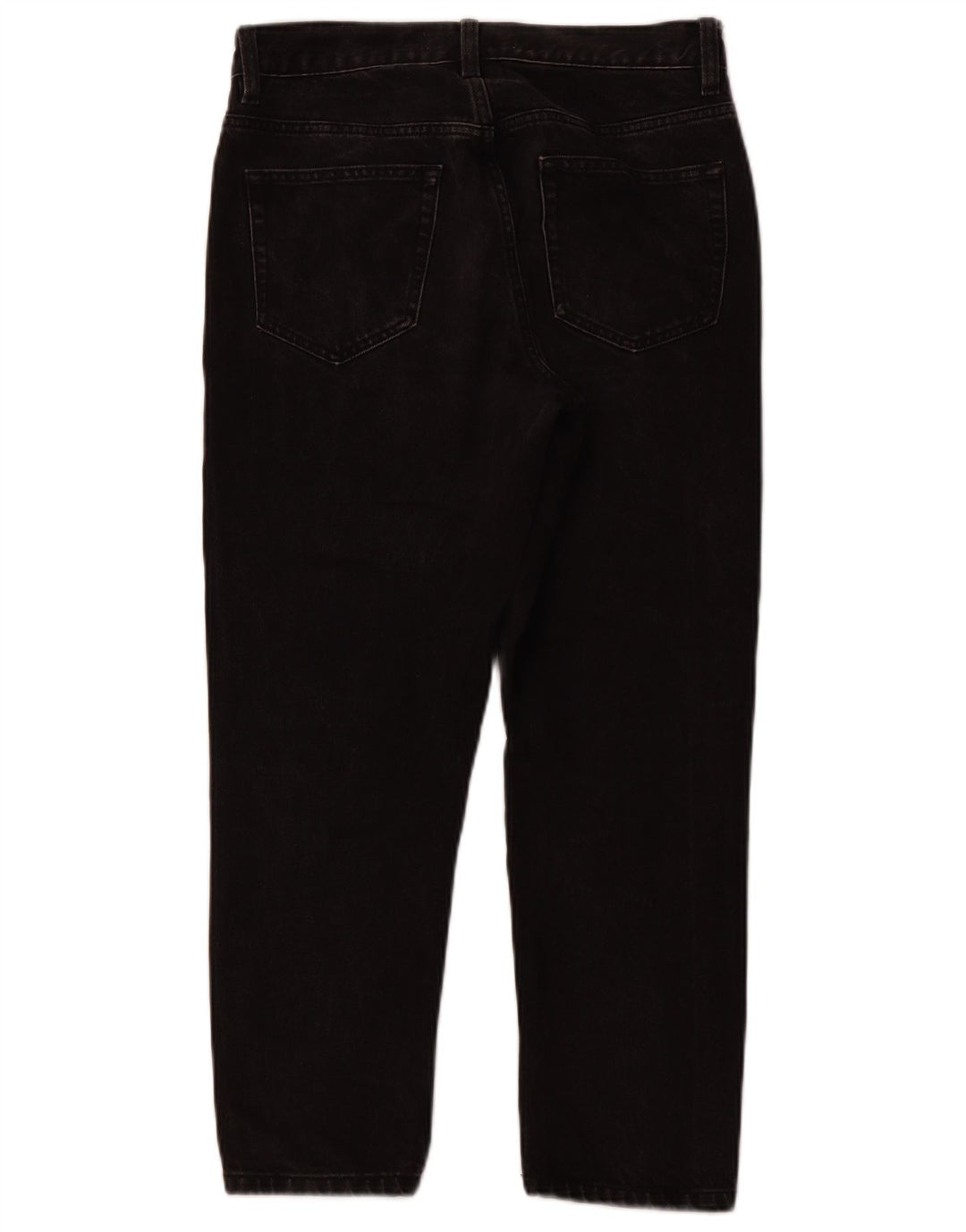 ZARA Vaqueros Cropped Hombre EU 36 XS W29 L25 Algodón Negro