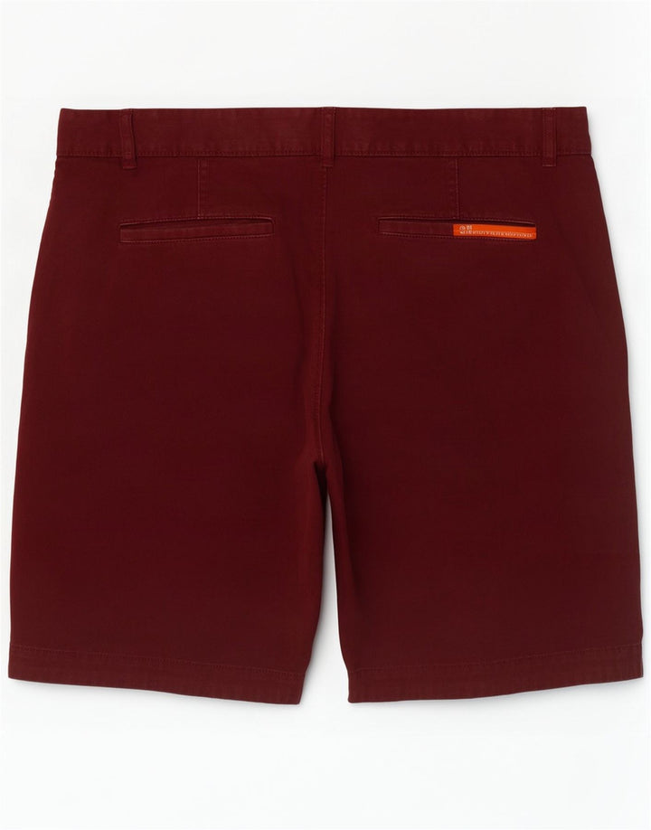 Superdry Pantalones cortos chinos para hombre 2XL W42 Algodón granate