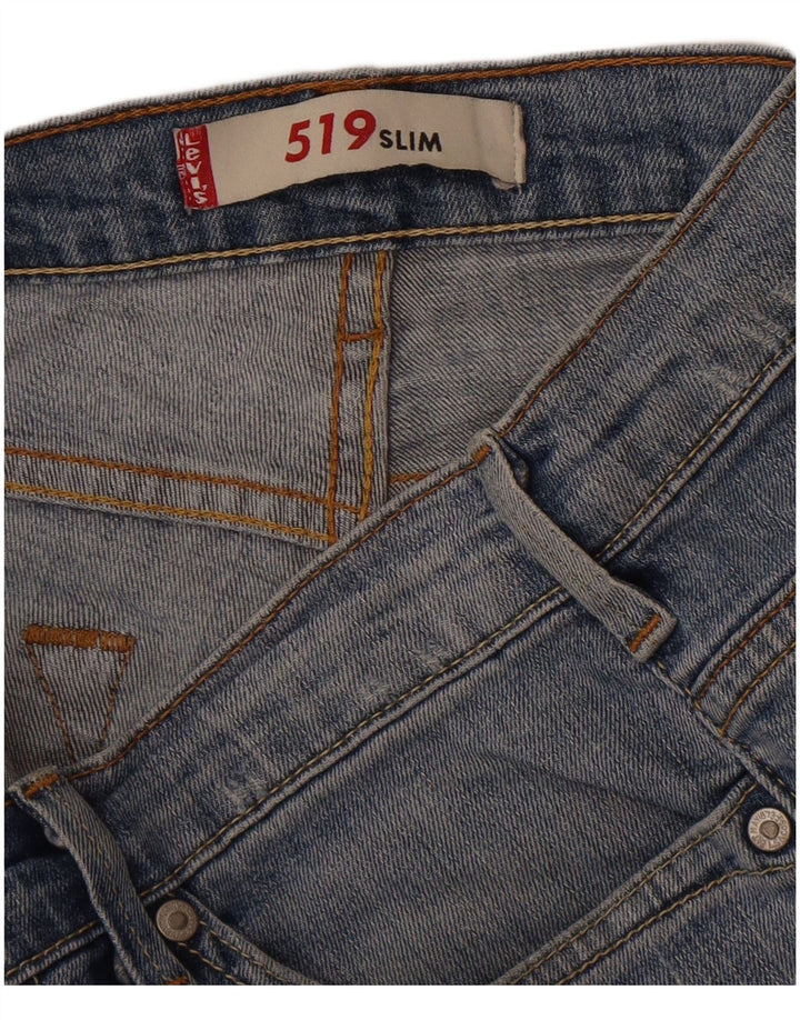 Vaqueros Levi's Mujer 519 Slim W30 L32 Azul