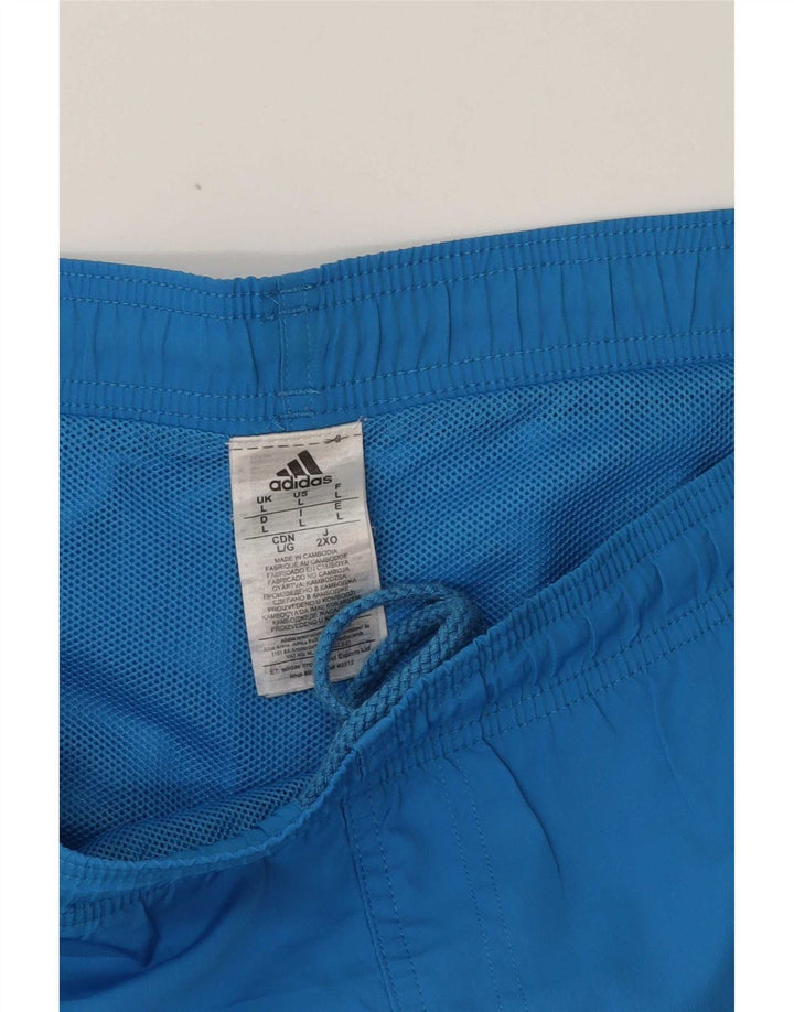 Adidas Hombre Bañador Corto Grande Azul Poliéster