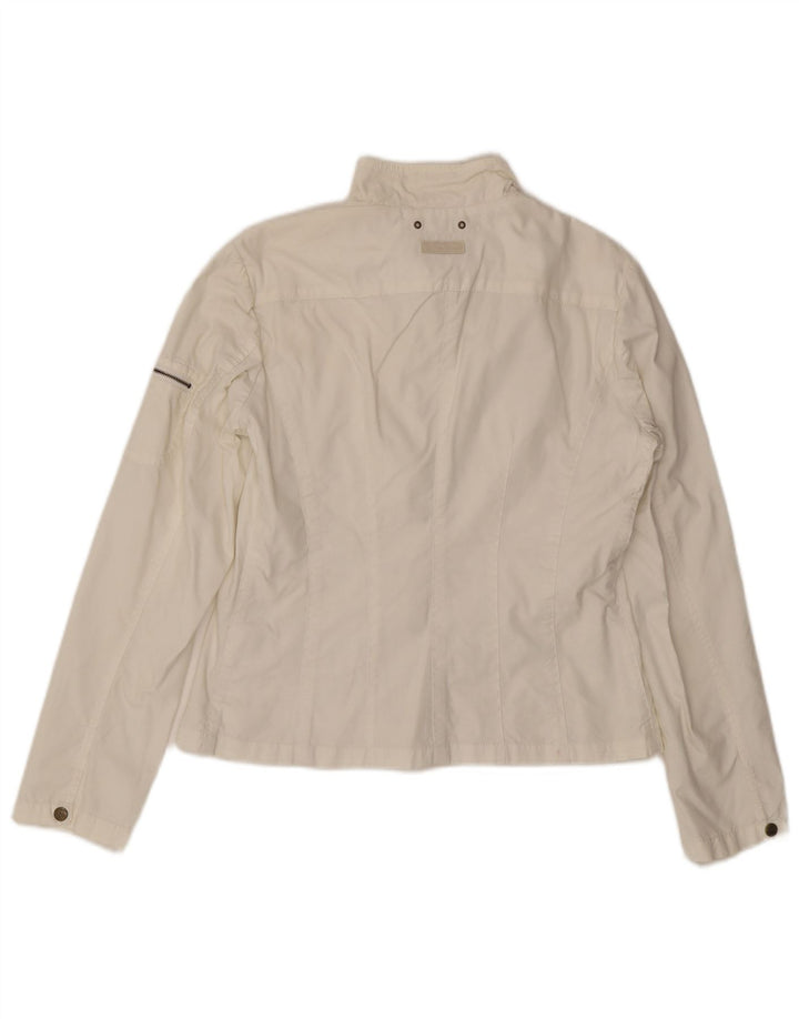 Marlboro Classics Chaqueta utilitaria para mujer EU 44 XL Algodón blanco