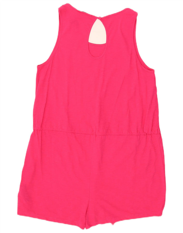 Marks & Spencer Mono corto sin mangas para mujer UK 44 Algodón rosa medio